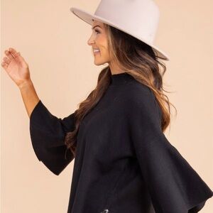 ZENANA bell sleeve sweater. NBW. NWT. Bust is 26” across